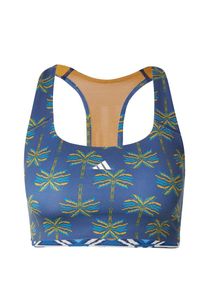 adidas Performance Sport-BH 'Adidas x FARM Rio' Damen blau / dunkelblau / cognac Größe 4XS