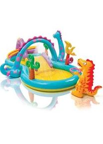 Intex Play Center Dinoland 333 x 229 x 112 cm mit Rutsche