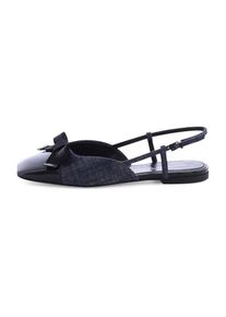 Kennel & Schmenger Kennel & Schmenger Dames Ballerina met riempjes 'LEILA' blauw denim 35.5