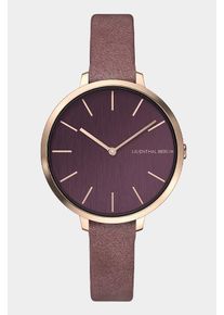 Women's Watch - Rosegold - Surgical steel case, Sapphire-hardened mineral glass, Rose Leather Strap - 30mm , Miyota Quartz Movement - Lilienthal
