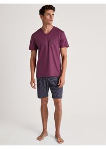 Calida Pigiama corto per Uomo, M M, Rosso, Comfort assoluto per ogni notte