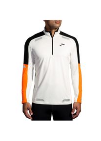 Brooks Herren Run Visible 1/2 Zip 2.0 weiß