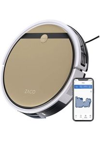 ZACO V5 Max Robotdammsugare med moppningsfunktion | guld/vit