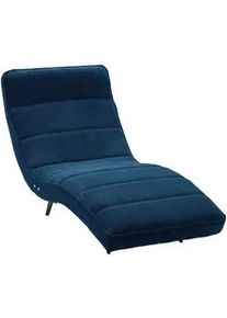 Welnova Relaxliege , Royalblau , Textil , Uni , 78x83x168 cm , Made in EU, FSC Mix , Stoffauswahl , Wohnzimmer, Sessel, Relaxliegen