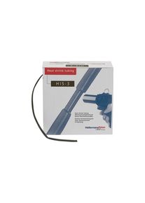 HellermannTyton Krympslang 3:1, 0.5 1.5mm, Svart, Polyolefin, 10m - 308-30150 HIS-3-1.5/0.5-PO-X-BK
