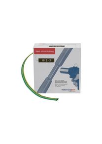 HellermannTyton Krympslang 3:1, 1 3mm, Grön/gul, Polyolefin, 10m - 308-30307 HIS-3-3/1-PO-X-GNYE