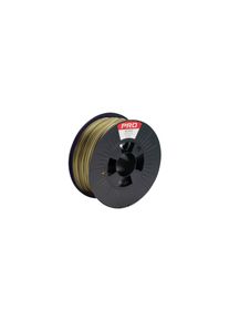 realspace Pro RS PRO 3D Printer Filament, PLA, 1.75mm, Metallguld, 1kg - 1901967