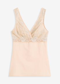 Formande topp med medelhög formande effekt - rosa - storlek 38 - bonprix
