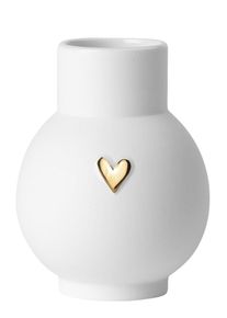 Räder Lovely Mini vase boule coeur or Roues