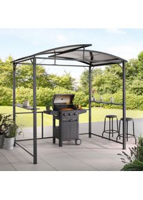 Konifera Grillpavillon »Roma«, Aussenmasse BxT: 245x150 cm, Stahlgestell, Polycarbonat-Dachplatten