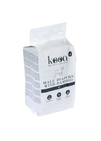 XS 20-26cm 12 pz Pannolini con bambù per cani maschi kooa