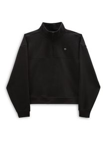 Vans Womens Leighton Mock Neck Fleece Fleecetrui Dames (L |zwart)
