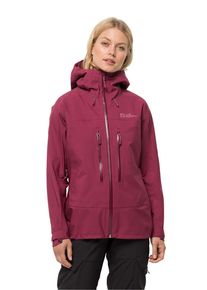 Jack Wolfskin Damska kurtka przeciwdeszczowa Kammweg 3L Jacket Women XL sangria red