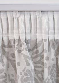 Rideau jacquard à motif (1 pce) - gris - taille 175x135 cm - bonprix