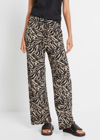 Pantalon fluide en jersey viscose - noir - taille 58/60 (3XL) - Viscose - bonprix
