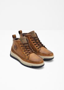 Boots lacées Bugatti - marron - taille 40 - Cuir nubuck - bonprix