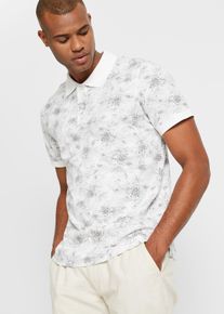 Polo - blanc - taille 44/46 (S) avec coton - bonprix