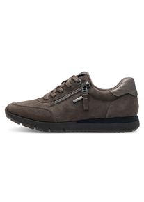 Tamaris Dames Sneaker in antraciet ,maat 37, Witt, 50% Suède, 40% Imitatieleer, 10% Textiel