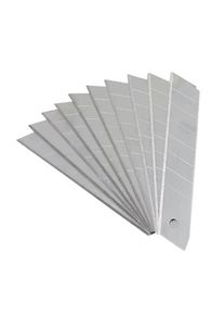 Snap-off blades for cardboard cutter, 18 mm, steel, silver