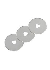 Rotary cutter blades, 45 mm diameter, steel, silver