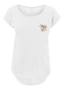F4NT4STIC Dames Shirt 'Tom And Jerry - Mummy Jerry' cognac / grijs / zalm roze / offwhite L