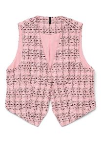 Véro Moda VERO MODA Dames Gilet 'VMAdele' lichtroze / zwart / wit 38