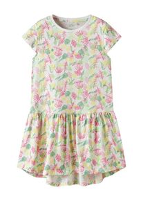 name it Sukienka 'NKFVIGGA CAPSL DRESS' dla dziewczynek zielony / różowy / różowy pudrowy / biały Rozmiar 134