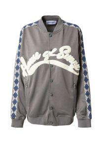 House of Sunny Dames Sweatvest 'THE DIAMOND' donkerblauw / grijs / wit XS