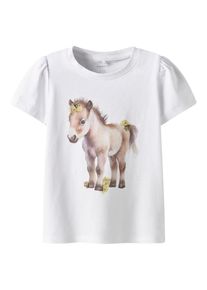 name it Tricou 'NMFHani' Fete alb, Mărimea 92