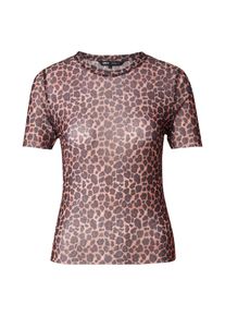 Only Dames Shirt 'ONLMAJA' beige / cognac / zwart XS