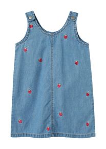 name it Jurk 'NMFLyda' blauw denim / mintgroen / rood / wit 92