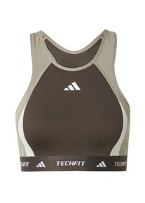 adidas Performance Sport-BH Damen khaki / oliv / pastellgrün / weiß Größe 4XS