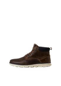 Jack & Jones JACK & JONES Šnurovacie čižmy 'Tubar' Muži tmavomodrá / hnedá 40