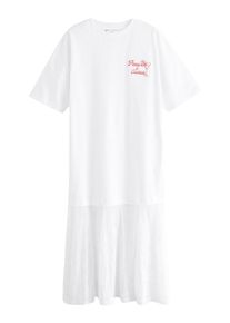 next Dames Jurk rood / wit 50