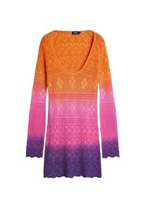 Desigual Strandkleid 'Tie-Dye' Damen lila / orange / pink Größe 40