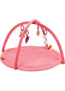 fillikid Spieldecke , Rosa , Textil , Füllung: Vlies,Vlies , Spielbogen, Spielfiguren, Rassel , Schlafen, Kuscheln & Schlafen, Krabbeldecken