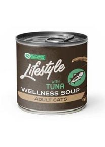 Natures P POLIEVKA cat adult Lifestyle Digestion with tuna soup 6 x 140 ml