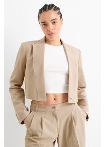 C&A Krótki żakiet-relaxed fit, Beżowy, Rozmiar: 36