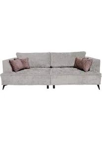 home24 Bigsofa , Ecru , Textil , Füllung: Schaumstoffflocken,Schaumstoffflocken,Schaumstoffflocken , 250x90x120 cm , Typenauswahl, Stoffauswahl, Rücken echt, Armteil links, Armteil rechts , Wohnzimmer, Sofas & Couches, Sofas, Textilsofas