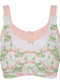 bonprix D&aacute;mska Podprsenka bez kost&iacute;c s bavlnou (3 ks), biela, 100C