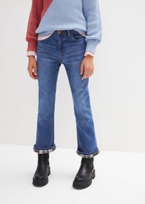 bonprix Vaqueros térmicos acampanados, azul, 164