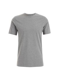 WE Fashion, Mænd, Bluser & t-shirts, Grå-meleret, Størrelse XS