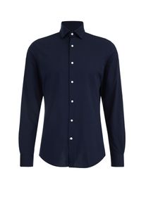 WE Fashion, Mænd, Skjorte, Mørkeblå, Størrelse L