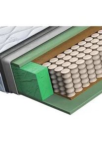 Boxxx Taschenfederkernmatratze , Textil , H3 , 90x200 cm , Oeko-Tex® Standard 100 , Bezug abnehmbar/waschbar, mit Aloe Vera , Schlafzimmer, Matratzen