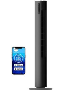 Clean Air Optima Lyxig tornfläkt CA-407G Smart | grå/svart