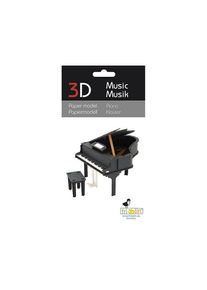 Fridolin 3D Paper Model - Piano Kit maquette