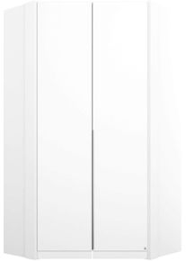 Rauch Eckkleiderschrank »Memphis« weiß, Größe B/H/T: 119 cm x 210 cm x 106 cm B/H/T: 119 cm x 210 cm x 106 cm , Pflegeleichte Oberfläche