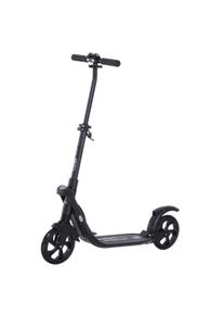 HOMCOM Folding Kick Scooter Hight-Adjustable Urban Scooter w/Rear BrakeDouble Shock Absorption System & 2 Big WheelsFor|Aosom Ireland