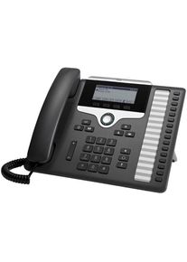 Cisco CP-7861 Systemtelefon VoIP Telefon LC-Display Call Timer Ethernet-Switch grau