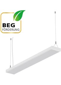EVN Lichttechnik EVN OFFICIUM LINE LED Pendelleuchte up/down light, rechteckig, 220-240V, IP40, 30W, 3000K, 4000K, 3780lm, 4200lm, DALI, weiß (PPD1200125)